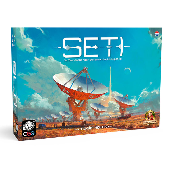 SETI: The Search for Extraterrestrial Intelligence (incl. promo) - Board game (NL) [PRE ORDER]