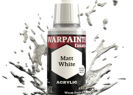 The Army Painter Warpaints Fanatic: Matt White (18ml) - Paint