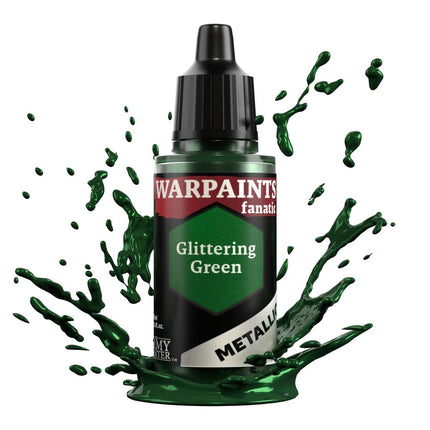 The Army Painter Warpaints Fanatic: Metallic Glittering Green (18ml) - Paint