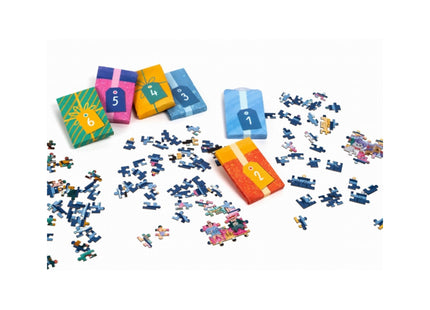 Christmas Through the Window: Jigsaw Advent Calendar - Adventskalender (ENG)