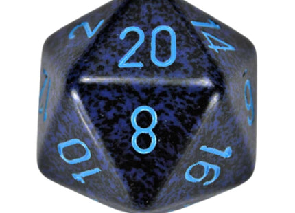 bordspel-accessoires-dobbelsteen-d20-cobalt-speckled-34mm