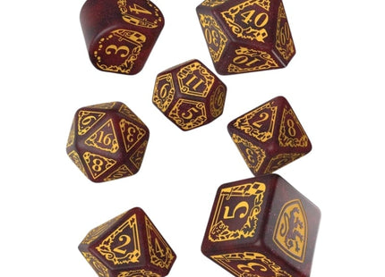 bordspel-accessoires-harry-potter-gryffindor-modern-dice-set-red-7-stuks