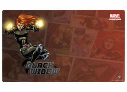 bordspel-accessoires-marvel-champions-lcg-black-widow-playmat