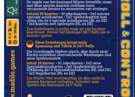 24/7 Rally - Kartenspiel (NL/DE)