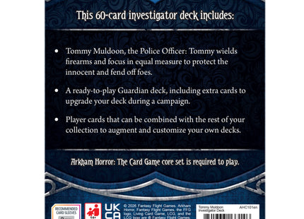 Arkham Horror The Card Game: Tommy Muldoon Investigator Deck uitbreiding (ENG)