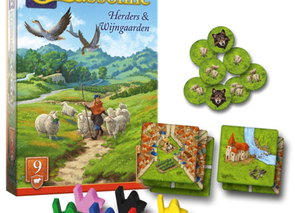 Carcassonne: Herders & Wijngaarden uitbreiding (NL)