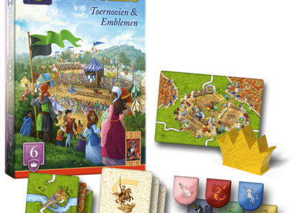 Carcassonne: Toernooien & Emblemen uitbreiding (NL)
