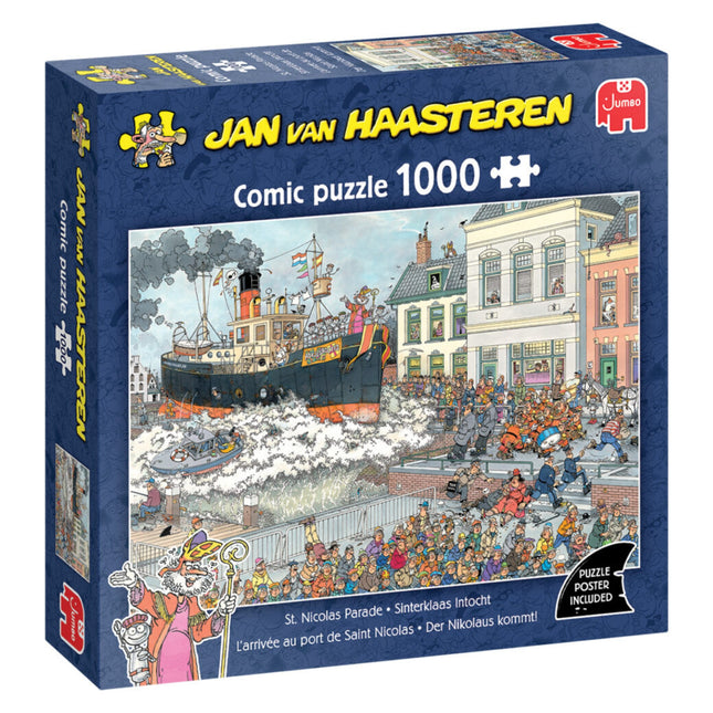 Jan van Haasteren: Sinterklaas Arrival (1000 pieces) - Puzzle