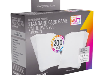 Board Game Matte Sleeves 'Value Pack Standard' 66 x 91 mm (200ST) - Accessoires