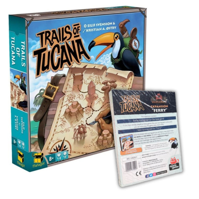 Trails of Tucana (incl. Ferry expansion) - Card game (ENG)
