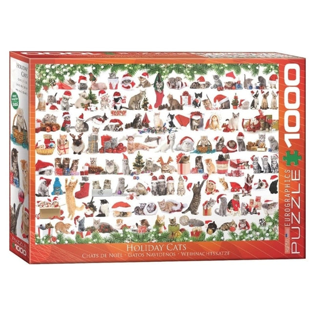 legpuzzel-holiday-cats-1000-stukjes