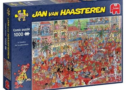 Jan van Haasteren: La Tomatina (1000 stukjes) - Puzzel