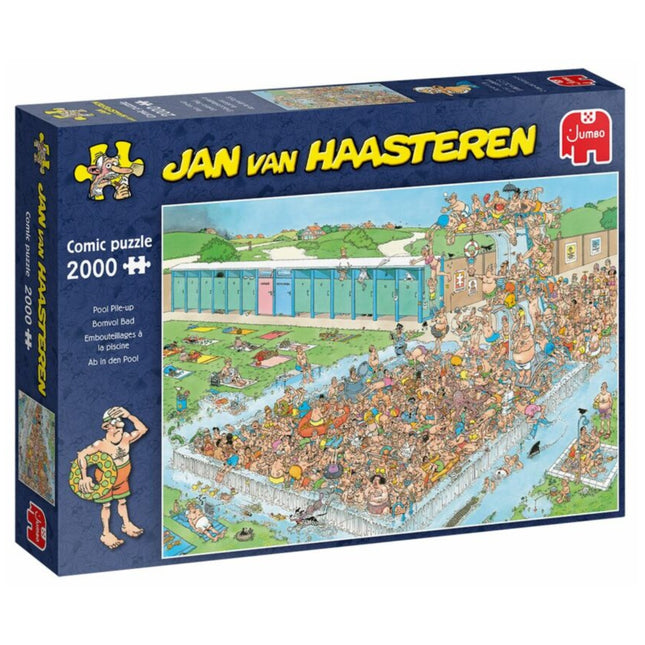 Jan van Haasteren: Bomvol Bad (2000 stukjes) - Puzzel