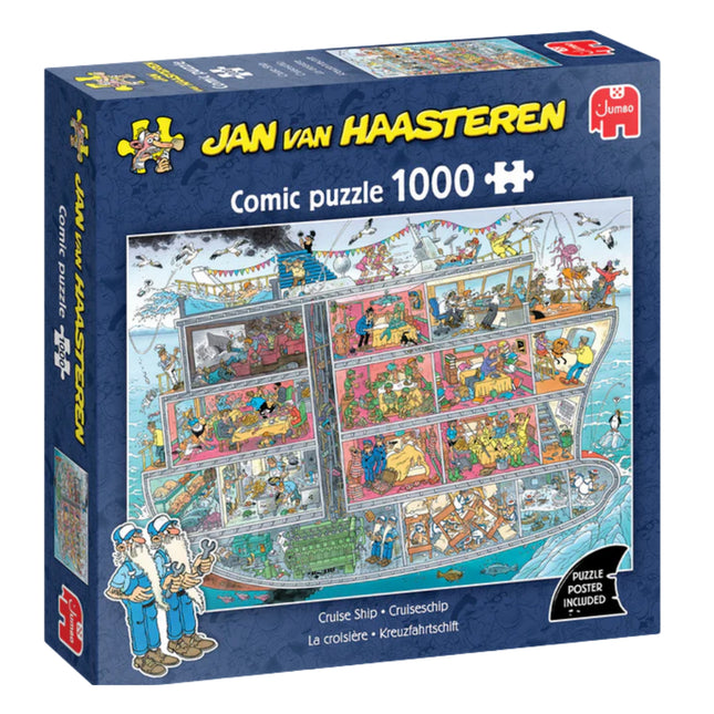 Jan van Haasteren: Cruiseschip (1000 stukjes) - Puzzel