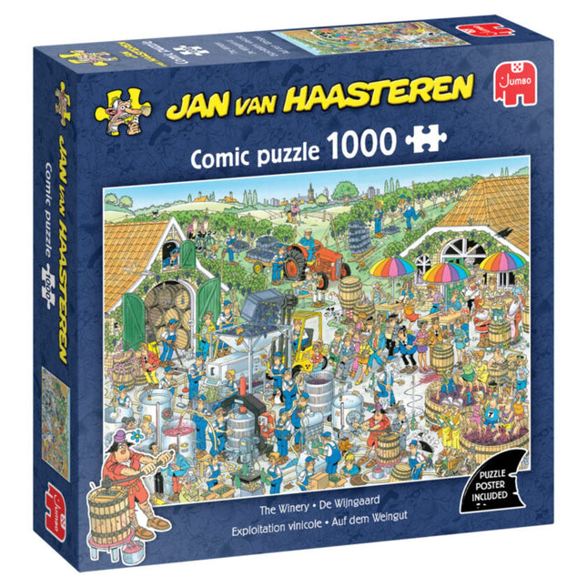 Jan van Haasteren: De Wijngaard (1000 stukjes) - Puzzel