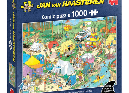 Jan van Haasteren: Camping in the Forest (1000 pieces) - Puzzle