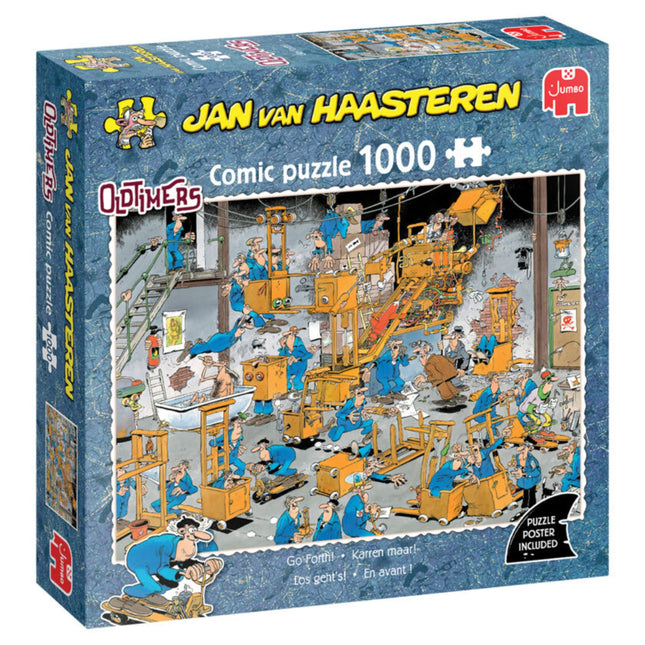 Jan van Haasteren: Oldtimers Karren Maar! (1000 stukjes) - Puzzel