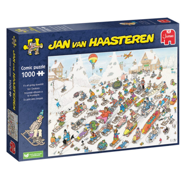 Jan van Haasteren: Van Onderen! (1000 stukjes) - Puzzel