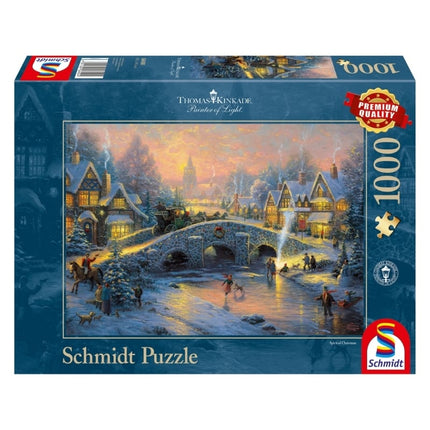 puzzels-thomas-kinkade-spirit-of-christmas-1000-stukjes