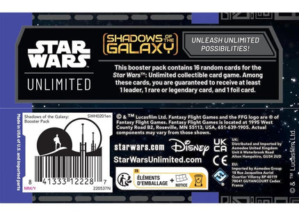 trading card games star wars unlimited shadows of the galaxy booster pack (1)